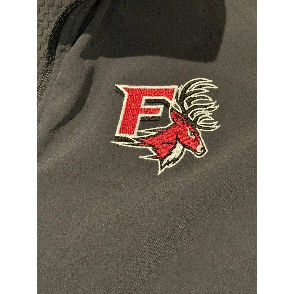 Fairfield University Stags Nike Therma-Fit Full Zip Jacket Gray Mens XL